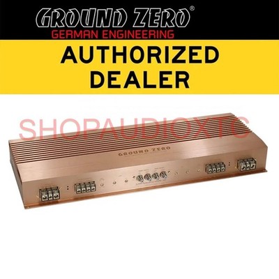 GROUND ZERO GZPA Reference 4PURE-SQ 4-channel high end SQ amplifier 4x 425 @ 1