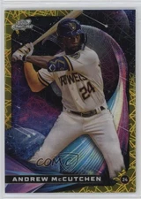 2022 Cosmic Chrome Star Gaze Gold Interstellar Refractor /50 Andrew McCutchen