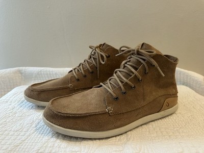 Olukai Nalukai Kala Men s Tan Suede Boots Size 10.5M 10.5 M