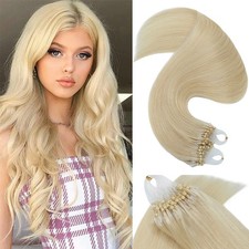 14"-24" Micro Loop Bread Hair Extensions 100 Real Balayage 50s/100s Micro Bead
