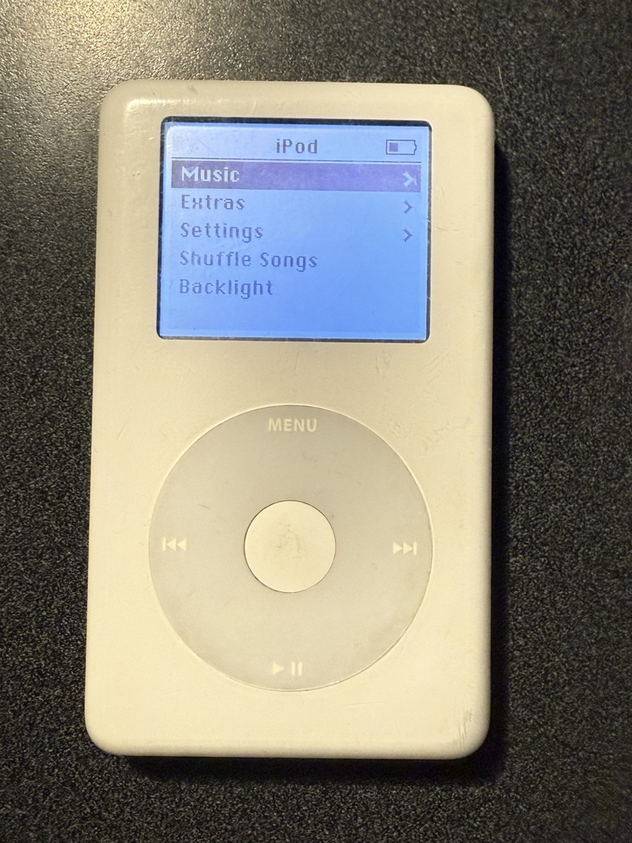 Apple iPod A1059 White 4th Generation 20GB 2004 | eBay