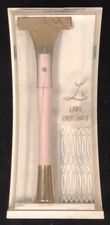 Vintage 60's LE Lady Eversharp By Schick Injector Razor, Pink Handle, Gold Head
