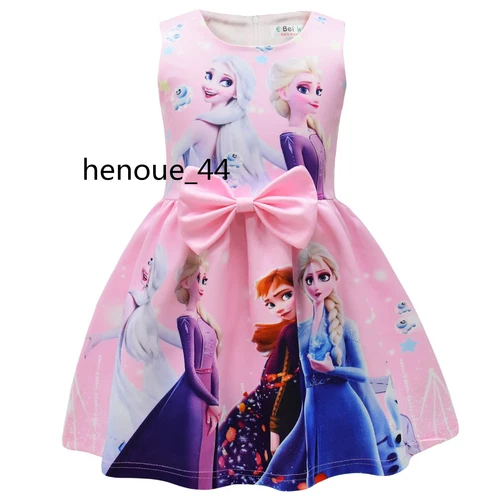 minnie stitch Cartoon Bowknot Dress Skirt Princess Party Birthday Fancy girl - Picture 23 of 69