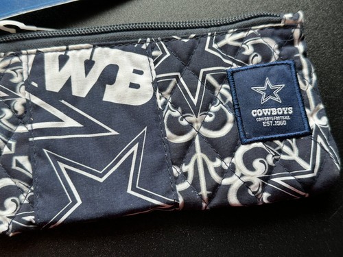 NFL Dallas Cowboys zipper Wallet Unisex Hand Purse Pouch Clutch Football 9.5x4" - Picture 3 of 10