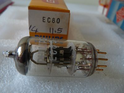 EC80 PHILIPS GOLD PINS NOS VALVE TUBE 1PC J17B | eBay UK