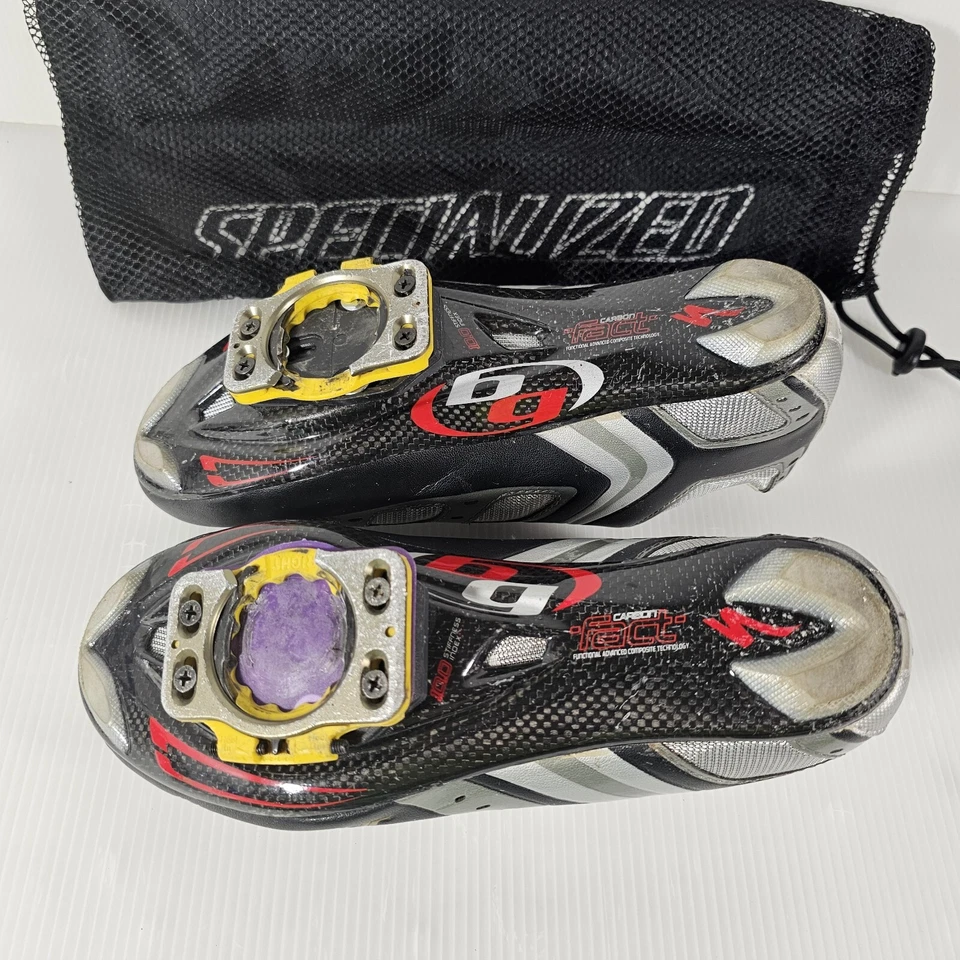 Zapatos de ciclismo Specialized Carbon Fact BG para hombre talla 7,5 Foto 3 de 4