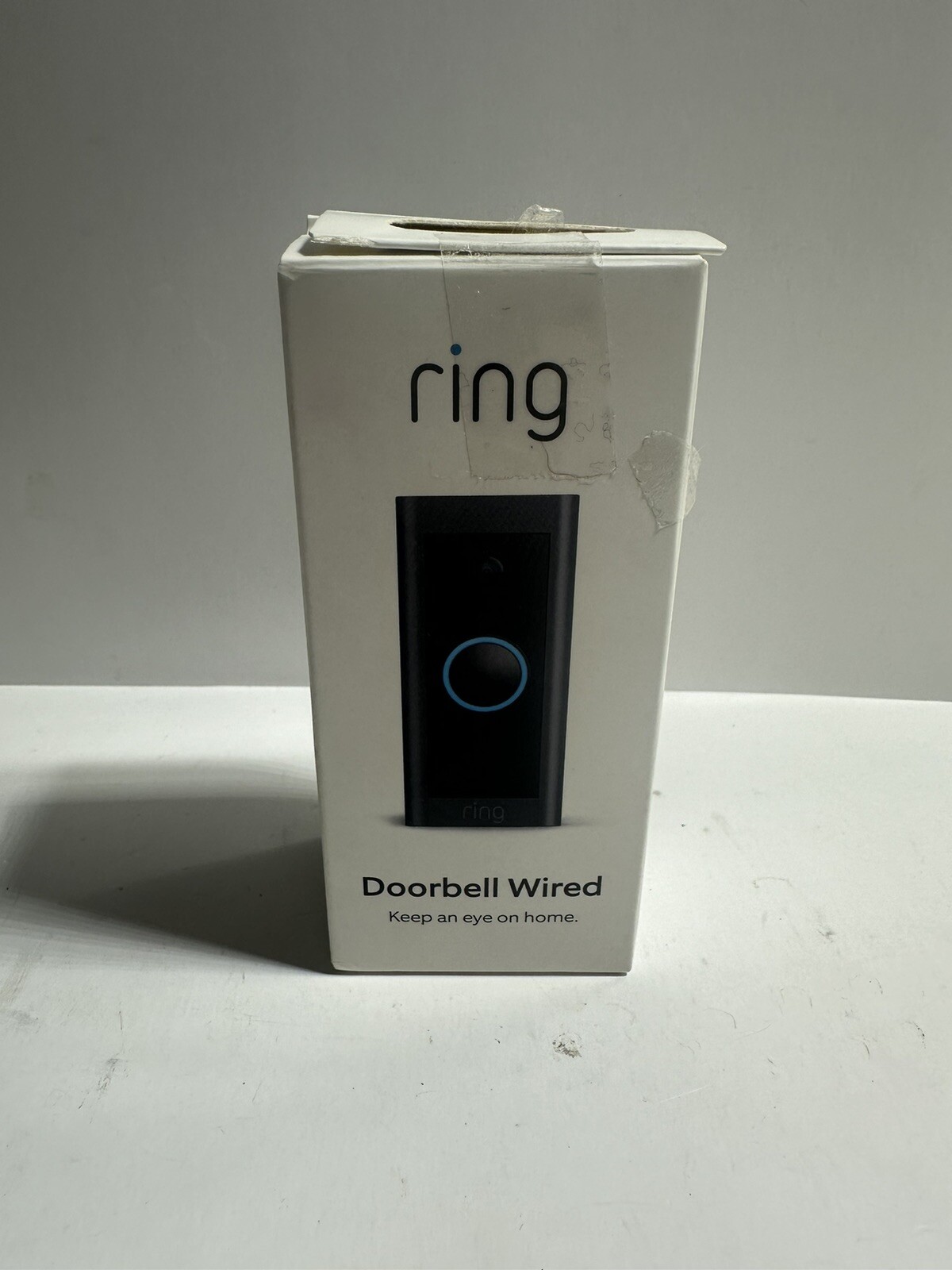 Ring Doorbell Wired Black 2020 New Open Box-image
