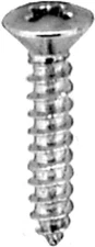 #6 X 3/4" Phillips oval head tapping screw chrome 50 Pcs  USA seller