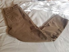 VTG 70s 80s Levis 519 Tan Corduroy Cord Pants White Tab Sz 34x30 Excellent F4