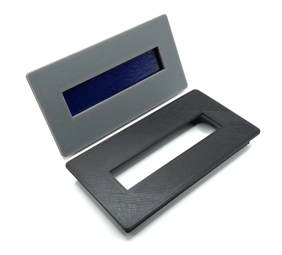 Einbaurahmen Gehäuse bezel für arduino raspberry LCD 1602 16x2 2x16 Yverinc