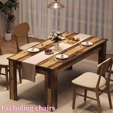 63" Dining Table for 4-6 Dining Room Table Dinner Table Farmhouse Table,No Chair