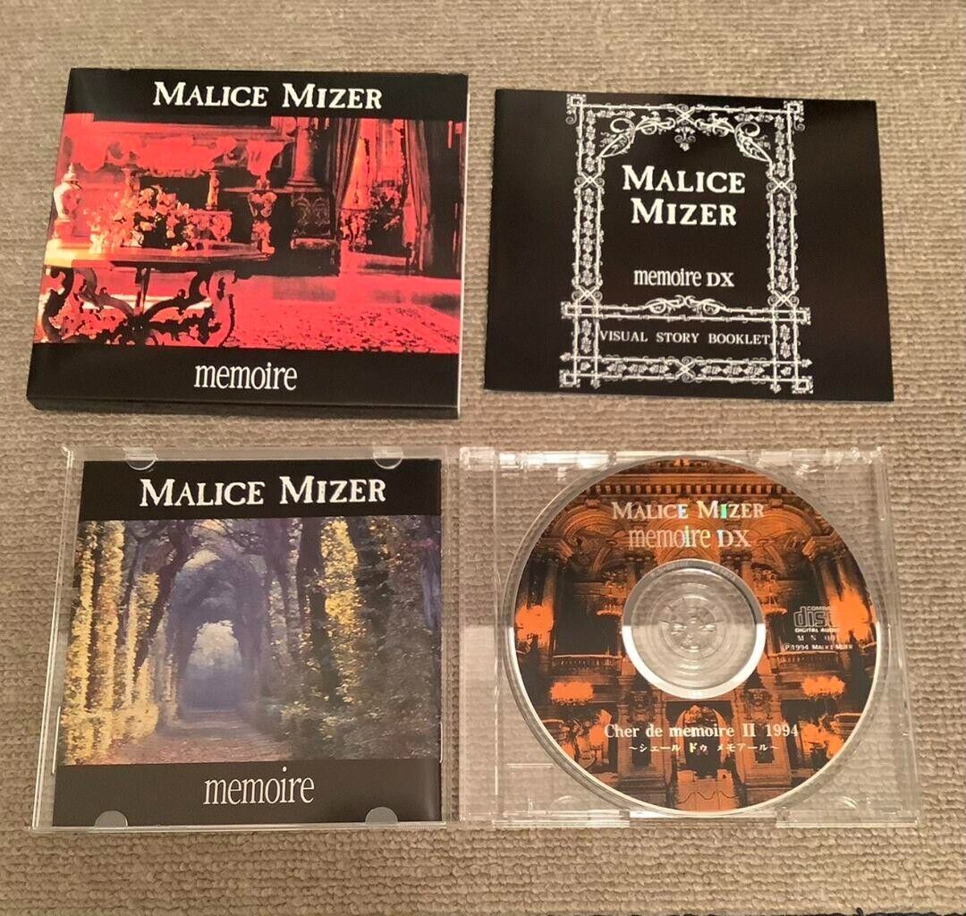 MALICE MIZER memoire DX CD Deluxe Edition Version Booklet 1994 Visual Rock Band