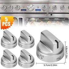 5x Control Knob Replacement for GE Gas Range Stove WB03X24818 AP5989029 4363588