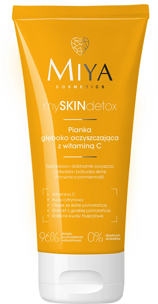 Miya mySKINdetox Deeply Cleansing Foam with Vitamin C Vegan 100ml