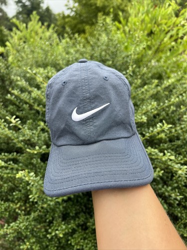 Nike Heritage 86 Dri-Fit Blue Hat / Cap Youth Size Medium - Picture 11 of 19