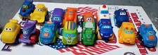 TONKA 2 1/2 inch Chuck & Friends Hasbro Playskool Lot Of 15  2005-2009  * SALE *