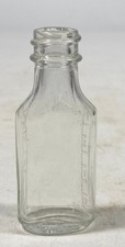 Owens Bottle Company, embossed 3 1/2 Medicine Bottle graduated marking