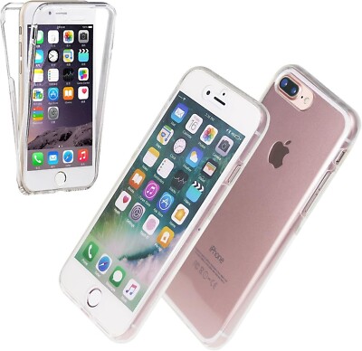 Hülle für iPhone 7 Plus / 8 Plus Handy Schutz Case 360 Grad Full Body Tasche