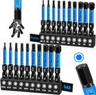 20 Pieces Allen Wrench Drill Bit Set (Metric & SAE) Hex Bit Set 2 In, New...