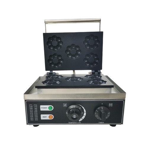 New Electric 5-grid Plum Crisp Machine Commercial Plum Blossom Cake Machine - Picture 7 of 9