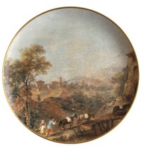 Vintage Pickard Hand painted Plate Francesco ...