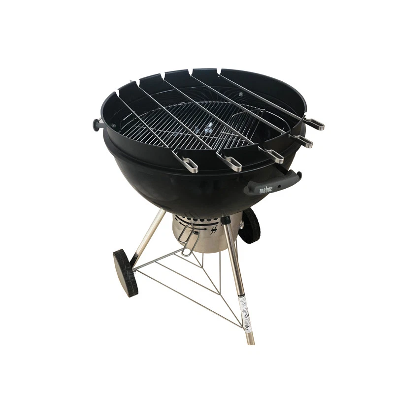 Kebab Skewers for 57cm Kettle Charcoal BBQ Fits Weber eBay