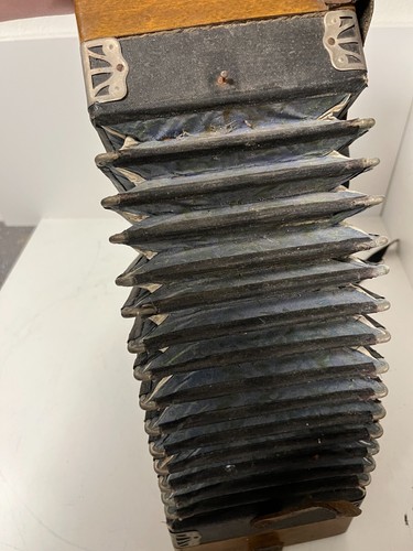 Vintage Alsia Button Accordion – Working, Needs Tuning + Service, Wooden Body - Picture 13 of 19