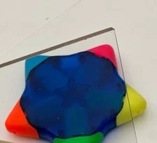 Acrylic Plexiglass Plastic Sheet - 3/8" Thick - Clear - 8" X 12"