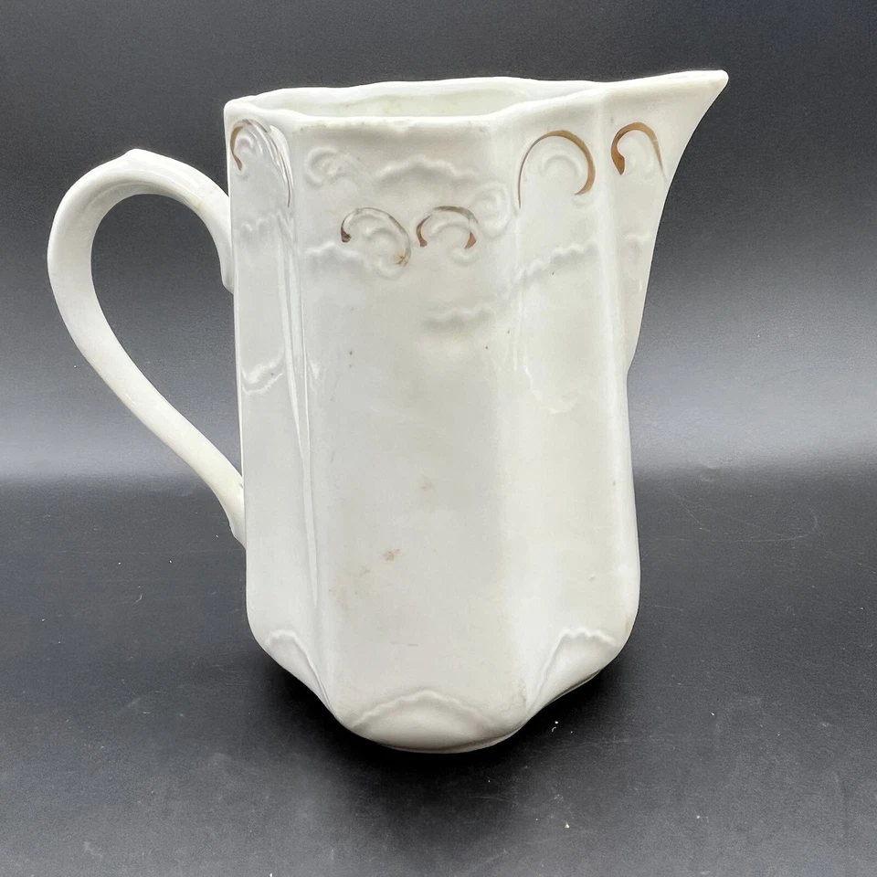 Lehman Arzberg Baviera Jarra Transferencia 6-1/2” X 5-1/2” Rosa Floral León Rojo Foto 4 de 4