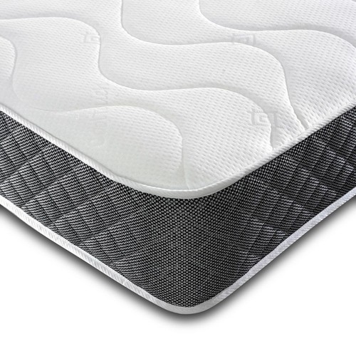 WHITE LEATHER BED ITALIAN DESIGNER LED LIGHTS 4FT6 DOUBLE 5FT KINGSIZE MATTRESS - Picture 2 of 4