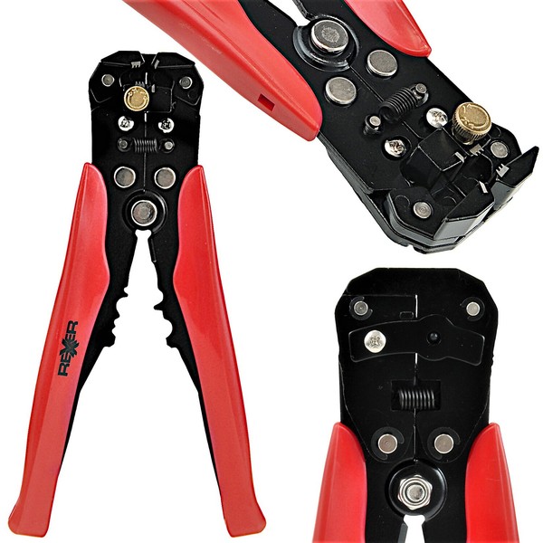 Abisolierzange Crimpzange Kabelschneider Automatische 0,2-6Mm² Kabelzange Zange-image
