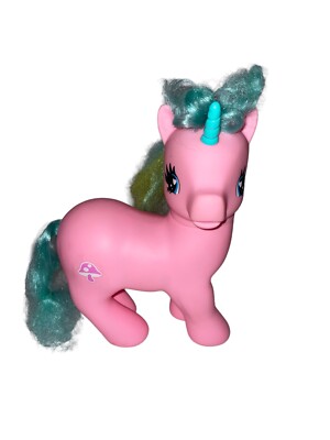 My Little Pony MLP Jumbo 10'' Gi-Go Fakie Rainbow Unicorn w/ Mushroom SML-16-B1