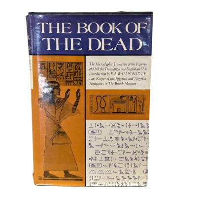The Book of the Dead The Hieroglyphic Transcript EA Wallis Budge 1960 HB DJ