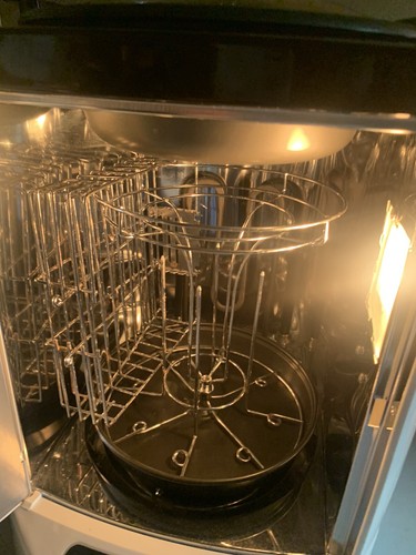 Chicken Vertical Rotisserie Over CookTop Franklin Chef Vertisserie SR3600 - Picture 5 of 24