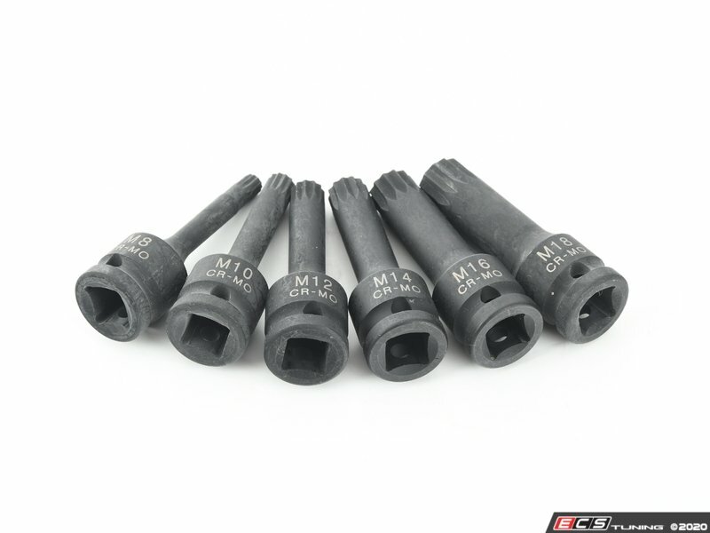 Bav Auto Tools - Triple Square ZXN Impact Socket Set