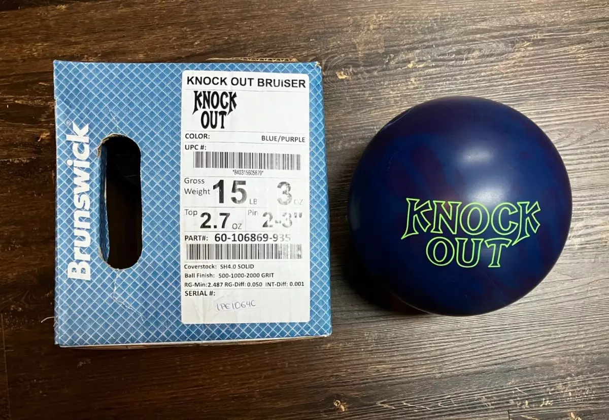 Knock Out Bruiser  Brunswick Bowling