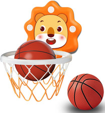 Indoor Toddler Basketball Hoop, Adjustable Height, Mini Size for Kids