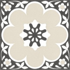 12-in by 12-in Black Daphne Vinyl Peel Stick Floor Tiles 10 Tiles , 10 sq...