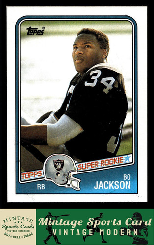1988 Topps - Bo Jackson - Rookie RC #327 Los Angeles Raiders - Bild 1 von 2