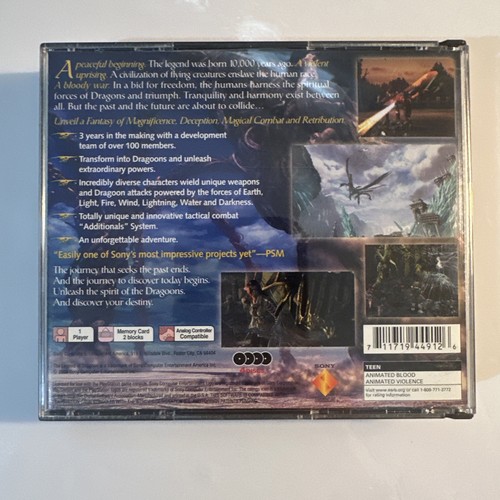 Legend of Dragoon (Sony PlayStation 1, PS1) Tested - Picture 8 of 11
