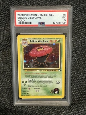 Erika's Vileplume 英語版 5/132 Erika's Vileplume 5/132 - Pokemon Gym Heroes - PSA 5 | eBay