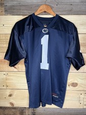 Penn State Nittany Lions #1 Lance Sports Navy Football Jersey Youth Large