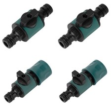 Gr&uuml;n Gartenschlauch f&uuml;r schnellkupplung mit Durchflusseinstellung f&uuml;r 1/2 Zoll