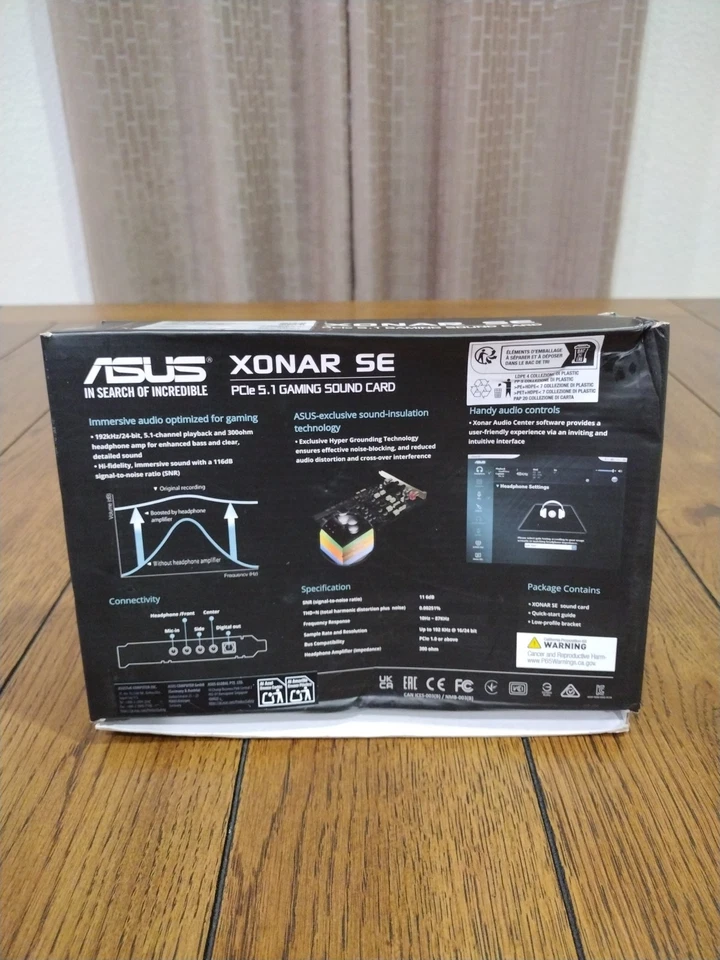 ASUS Xonar SE 5.1 Channel PCIe Gaming Sound Card 90YA00T0M0UA00 (READ⬇️) - Image 3 of 4