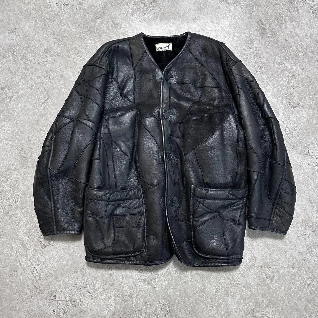 ISSEY MIYAKE Leather Outer Shell Coats, Jackets & Vests for Men