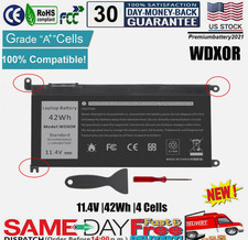   WDXOR WDX0R Battery For Dell Inspiron 15 5567 5568 13 5368 7368 7569 7579 FC92N