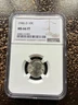 1946 - D SILVER ROOSEVELT DIME - MS 66 FT - NGC