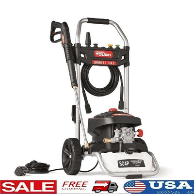 #ad #ad 2000 PSI 1.2 GPM Electric Pressure Washer Turbo Nozzle Total Stop System 13 AMP $206.98