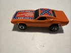 Vintage 1970 Hot Wheels DIXIE CHALLENGER 426 Hemi with Flag Roof - Malaysia