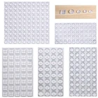 Cabinet Door Bumpers Clear Self Adhesive Noise 272PCS - 5 sizes pack,